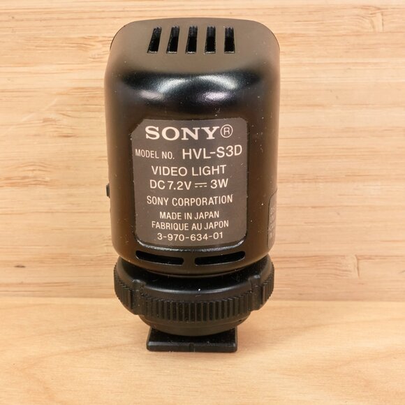 Sony HVL‑S3D Hotshoe DC Video Light 3 W / Tested & Working / Made in Japan - Picture 3 of 5